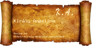 Király Angelina névjegykártya